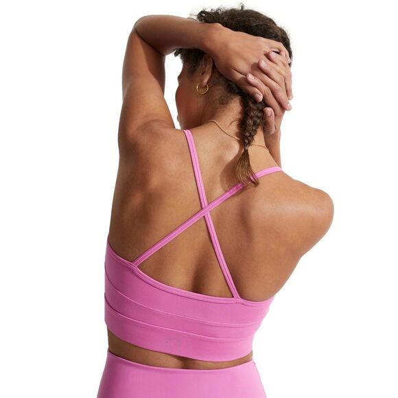 NWT Varley Let's Move Irena Cross Back Strappy Sports Bra in Super Pink Size XL - Picture 3 of 12